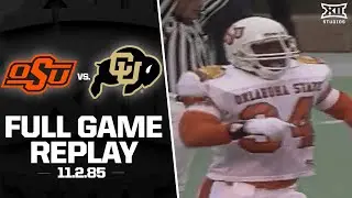 Oklahoma State's Thurman Thomas Dominates vs. Colorado (11.2.85) Football Full Game Replay