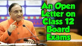 CBSE / ISC / State Board Class 12 Board Exams 2021 : SWS Open Letter to Shri Ramesh Pokhriyal
