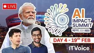 Day 4 - PM Modi Inaugurates AI Impact Summit 2026 | Sam Altman, Sundar Pichai | 19th Feb 2026 | LIVE