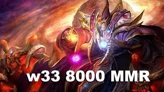 w33 Invoker 8000 MMR EU West Dota 2