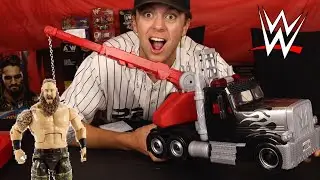 WWE Action Figure TOY Semi Truck Wrekkin Rampage RIG PLAYSET REVIEW