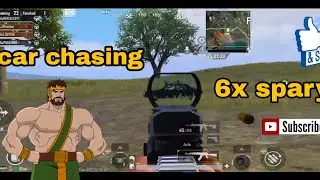 hacker spary with 6x and car chasing #bgmi #bgmihighlights #carchasing #akm  #m416  #iamherculesyt
