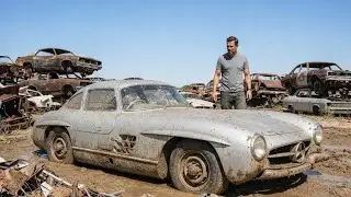 POV 4K ASMR Restoration: Mercedes-Benz 300 SLR / W196 | Silver Legends Reborn