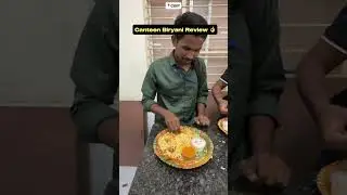 CBIT canteen Biryani Review @Remarkable1402 #cbit