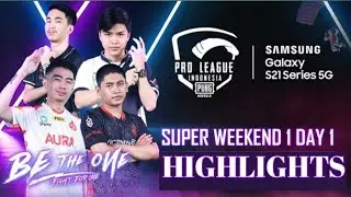 #PMPLS3 #BETHEONE #PMPLSA PMPL INDONESIA SW1D1 | Season 3 | PUBG MOBILE Pro League 2021 HIGHLIGHTS