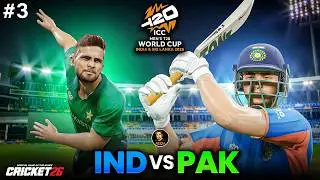 India🇮🇳 vs Pakistan🇵🇰 | T20 World Cup 2026🏆Match | R. Premadasa Stadium | Cricket 26 | RtxVivek