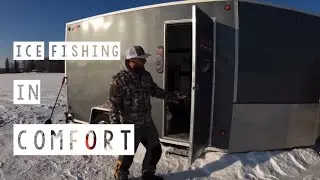 Cargo Trailer Conversion - Ice House Walk Around #thelocatorsoutdoors #cargotrailerconversion
