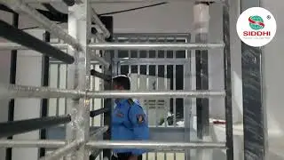 SIDDHI Full Height Turnstile Gate Installation