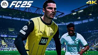 FC 25- Borussia Dortmund Vs Sporting - UEFA Champions League 25/26 Full Match Gameplay | PS5&trade; [4K60]