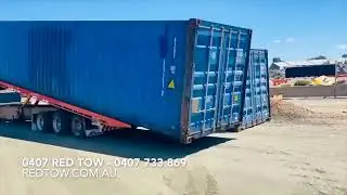40ft Container Delivery via SuperTilt &ndash; Fast, Safe & Precise Transport
