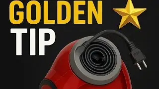 Fix Vacuum Cord That Won&rsquo;t Stay Out | Smart DIY Trick &ndash; HomeFix DIY