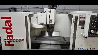 FADAL 4020 4TH AXIS CNC VERTICAL MACHINING CENTER IN EXCELLENT CONDITION  BETTER THEN HAAS