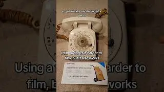 Как пользоваться телефоном с дисковым набором номера #ротационныйтелефон #ротационныйномер #стары...