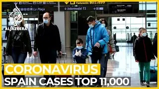 Spain coronavirus cases top 11,000