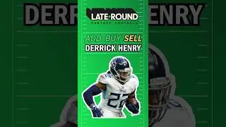 With a tough early schedule and low target share, sell #Titans Derrick Henry #nfl #fantasyfootball