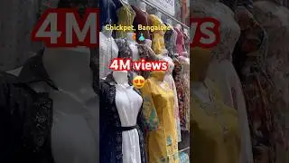 Chickpet in Bangalore is the best place for shopping #bangalore #shopping #travel