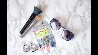 7th heaven charcoal peel off face mask review + demo