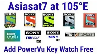 Asiasat 7 powervu key sony network 2018 new update all channel