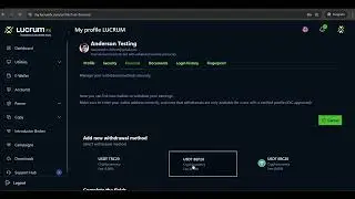 How to add a withdrawal method | Step-by-step guide