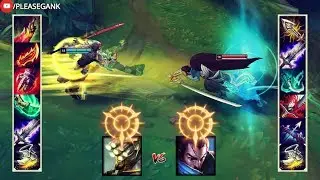 YASUO vs MASTER YI FULL BUILD FIGHT! & 18 LEVEL | 1V1!