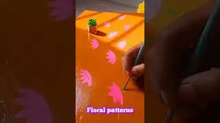 Painting On My 24 Years Old Wooden Table 😱 #shorts #youtubeshorts #snehaestheticpoint #art #diy