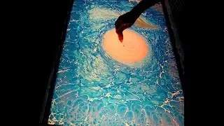 Рисование на воде ЭБРУ Art EBRU work show
