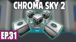 Minecraft Chroma Sky 2 | LES LASER DRILL ! - #31