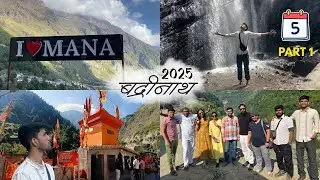 Mandal to Mana Village | Narsinh Mandir | Hanuman Chatti | Kedarnath Badrinath 2025 | Day 5 Part 1