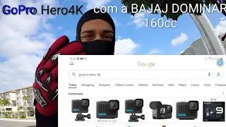 GoPro Hero 4K vídeo teste - Testando a GoPro Hero4K com a BAJAJ DOMINAR 160cc + campeonato de skate!
