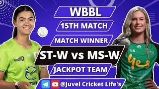 Sydney Thunder Women Vs Melbourne Stars Women Match Winner Predictions
