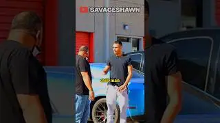 Slashing Tires in the Hood Prank| Full video ➡️ ​⁠@savageshawn | #prank #pranks #funnyprank