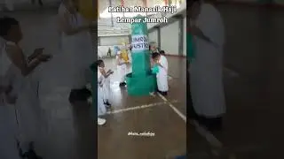 Latihan Manasik Haji anak TK ABA Lempar Jumroh #paud #tkaba #manasikhaji #earlychildhoodeducation