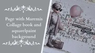 Easy background with images from the Maremis collage books!!