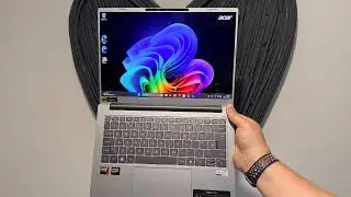Распаковка Acer Aspire 14 AI 2025. Первые впечатления!