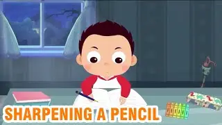 Kids Conversation - How to Sharpen a Pencil - Learn English for Kids