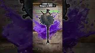 EVERY Event Weapon ☣️ Bristly Pincushion | Monster Hunter World #MHW #Shorts