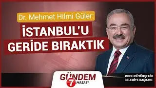 Ordu Büyükşehir Belediye Başkanı Mehmet Hilmi Güler açıkladı: İstanbul'u geride bıraktık