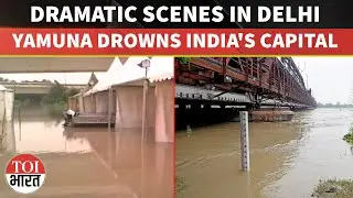 Capital Chaos: Streets Of Delhi NCR Turn Into Rivers As Raging Yamuna Enters City, Submerge Houses