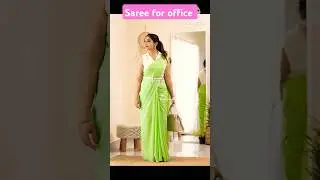 Office wear formal saree#ytshorts  #viralvideo #officewearsaees