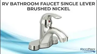 RV Bathroom Faucet Single Lever - Brushed Nickel