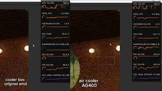 ❄️ Air Cooler AG400 vs Cooler Box AMD &ndash; Ser&aacute; que vale a pena trocar? (Teste no V-Ray Render)