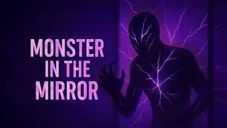 Monster in the Mirror [Official Visual Audio - darkwave synthwave cinematic]