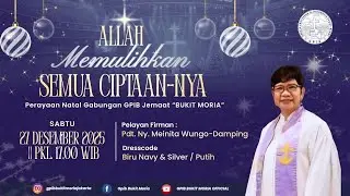 IBADAH NATAL JEMAAT, SABTU 27 DESEMBER 2025, PKL 17.00WIB