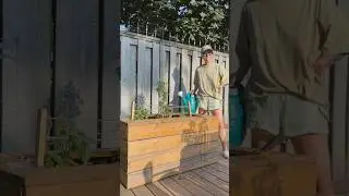DIY Raised Planter from Scrap Wood!