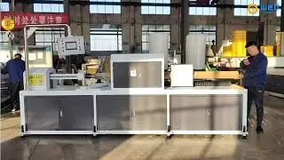 Custom Square Paper Tube Making Machine with Cutter Machine #papertube #machine #supplier