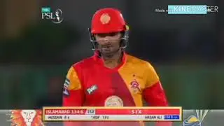 Islamabad United to their 2nd title win Asif ali win moment