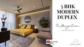 Inside a 5 BHK modern duplex apartment | Ahmedabad | Luxury real estate.