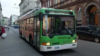 Budapest, 78-as trolibusz Kossuth Lajos tér M- Keleti pályaudvar M | Ikarus 411T, T400