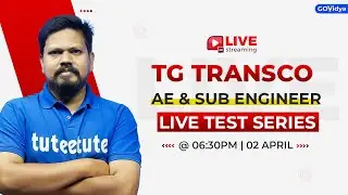 TG TRANSCO | AE & Sub Engineer | Live Test Series | Complete Details  #transco #tgtransco