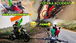 Flex Ka Accident 😭Sunday Ride Duke 390🔥Fans&hellip;